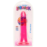 Lollicock 8 Inch Slim Stick Cherry Ice Dildo